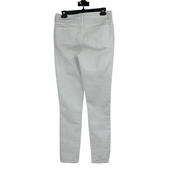 Women's Old Navy Jeans 9738 Sz 6 White Denim Super - Picture 5 of 10